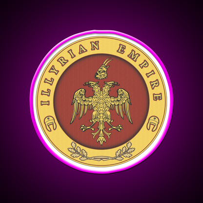 Illyrian Empire Cocktail Bar Decor Led Neon Sign Rgb Color - Neon sign mounted on wall in room