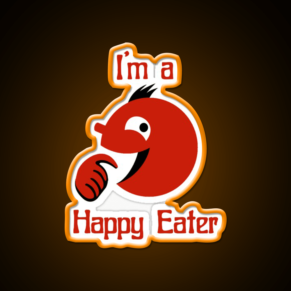 Im A Happy Eater Fast Food Led Neon Sign For Burger Place Rgb Color - Shineneon