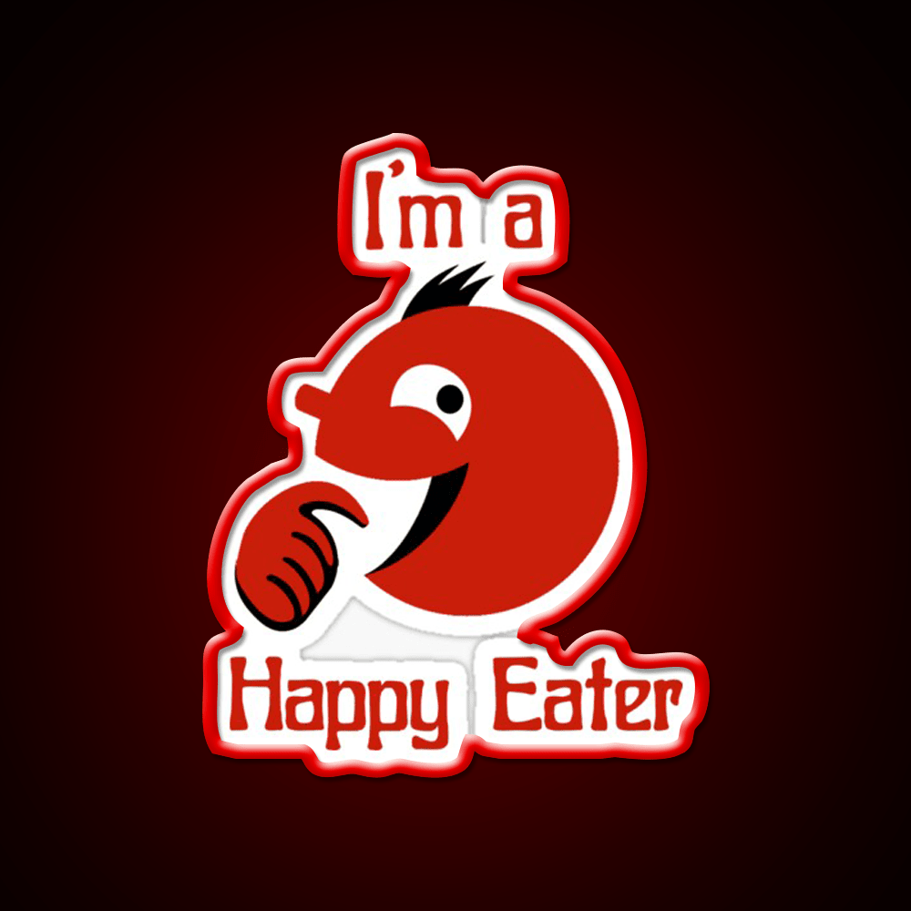 Im A Happy Eater Fast Food Led Neon Sign For Burger Place Rgb Color - Shineneon