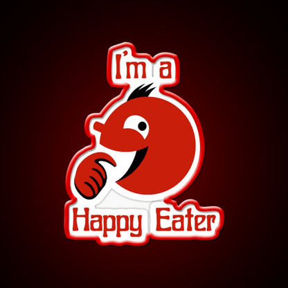Im A Happy Eater Fast Food Led Neon Sign For Burger Place Rgb Color - Shineneon