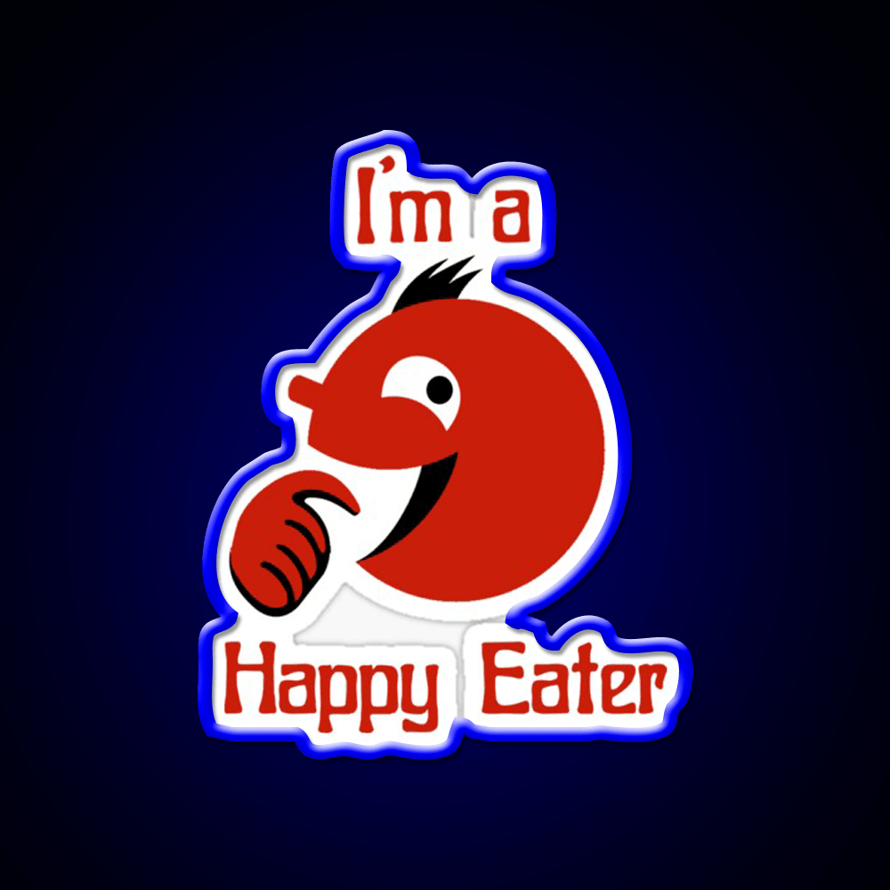 Im A Happy Eater Fast Food Led Neon Sign For Burger Place Rgb Color - Shineneon