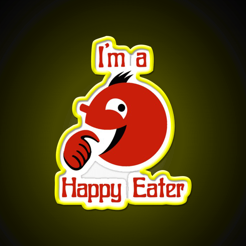 Im A Happy Eater Fast Food Led Neon Sign For Burger Place Rgb Color