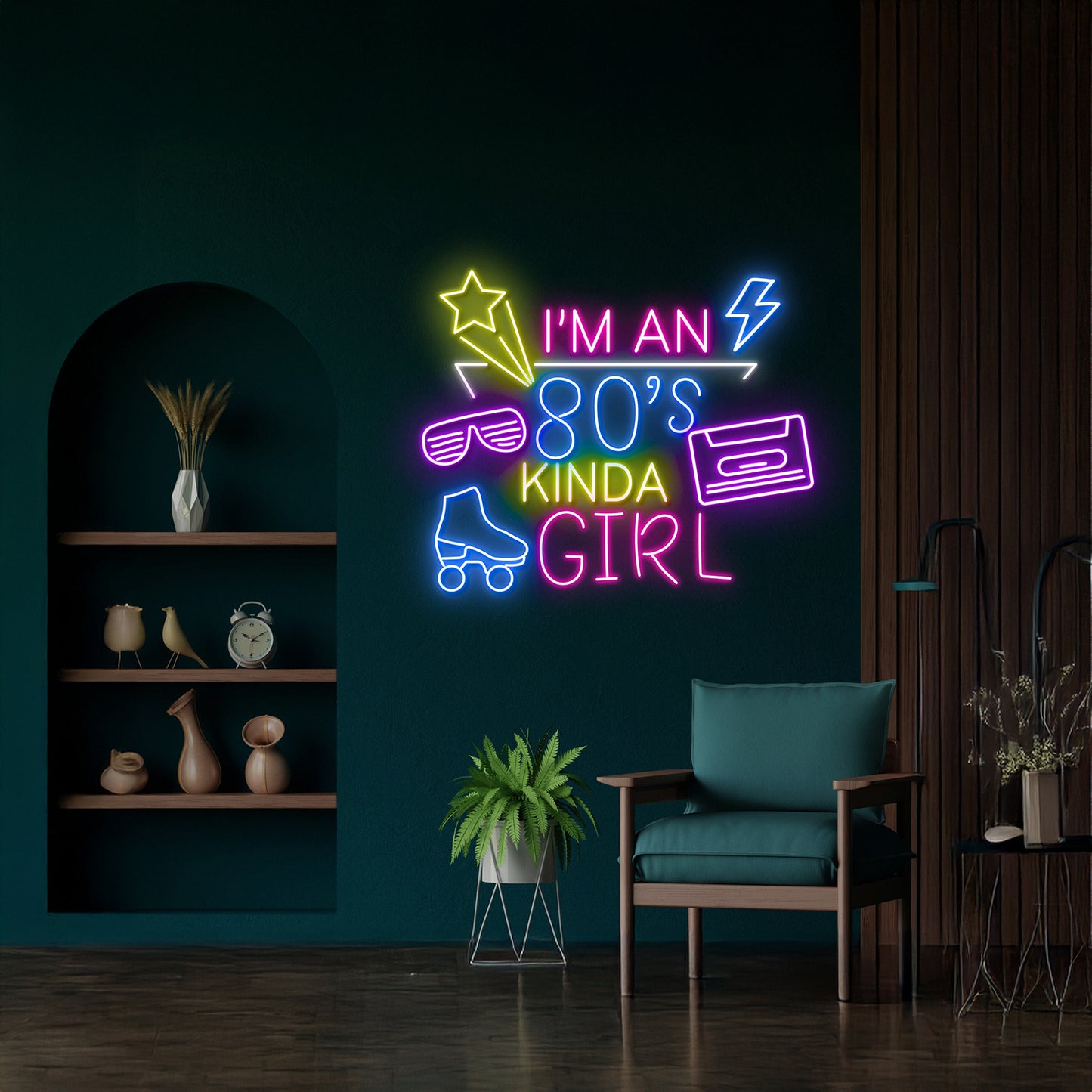 Im An 80S Kinda Girl Neon Led Sign