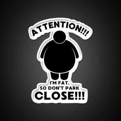 Im Fat So Dont Park Close Beer Bar Decor Led Neon Sign Rgb Color - LED neon sign view 11