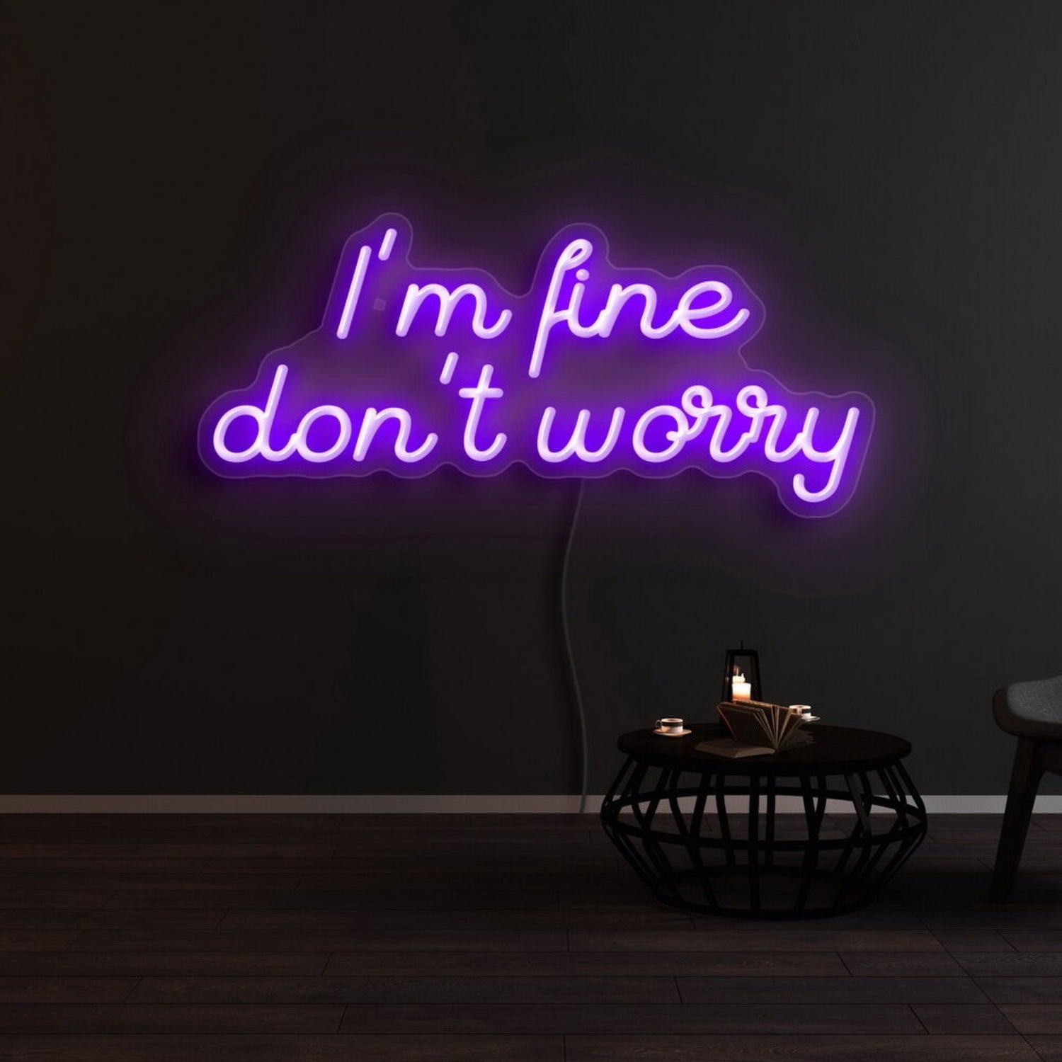 Im Fine Dont Worry Led Neon Sign - Shineneon