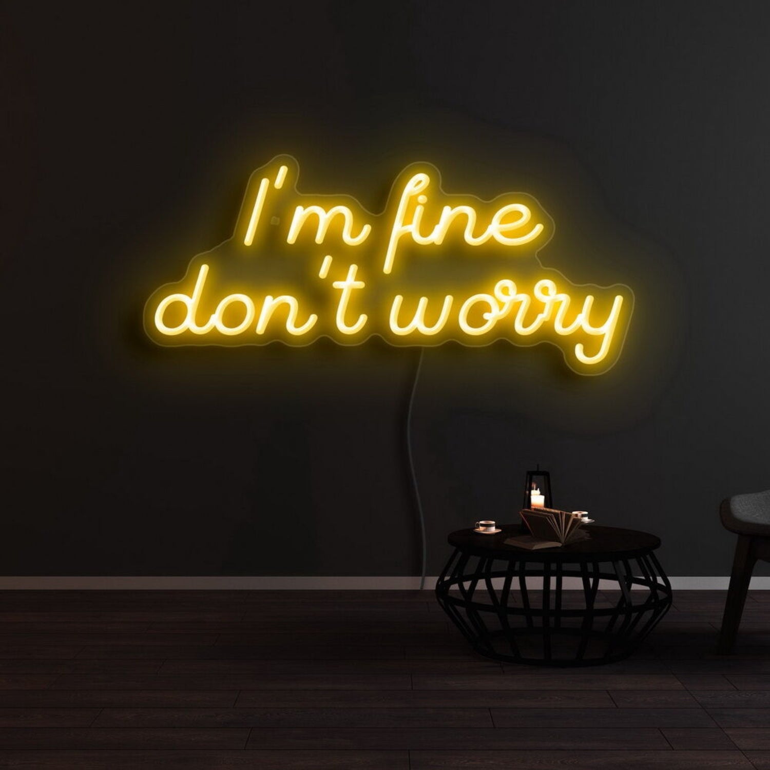 Im Fine Dont Worry Led Neon Sign - Shineneon