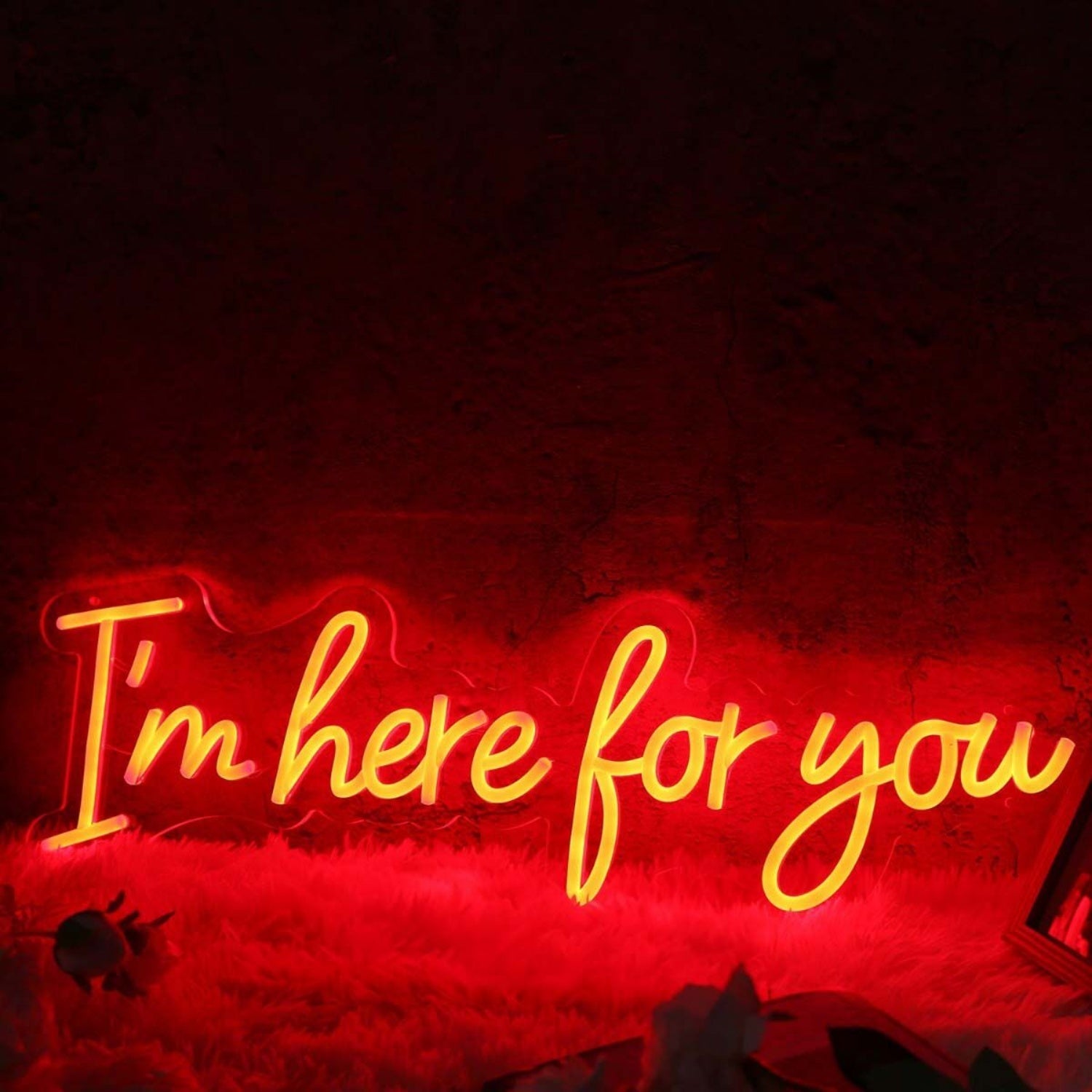 Im Here For You Red Led Neon Sign - Shineneon