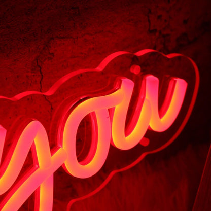 Im Here For You Red Led Neon Sign - Shineneon