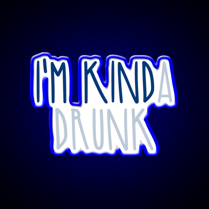 Im Kinda Drunk Man Cave Bar Led Neon Sign Rgb Color - LED neon sign view 5
