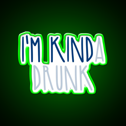 Im Kinda Drunk Man Cave Bar Led Neon Sign Rgb Color - LED neon sign view 8