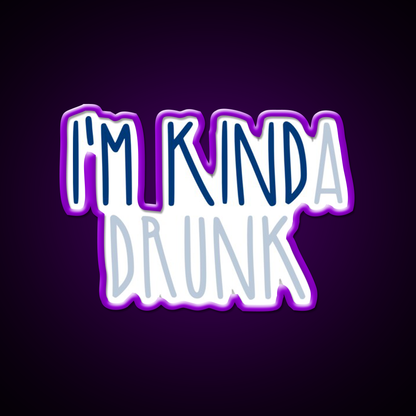 Im Kinda Drunk Man Cave Bar Led Neon Sign Rgb Color - LED neon sign view 9