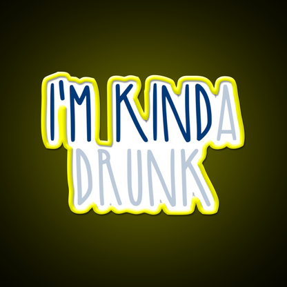 Im Kinda Drunk Man Cave Bar Led Neon Sign Rgb Color - LED neon sign view 7