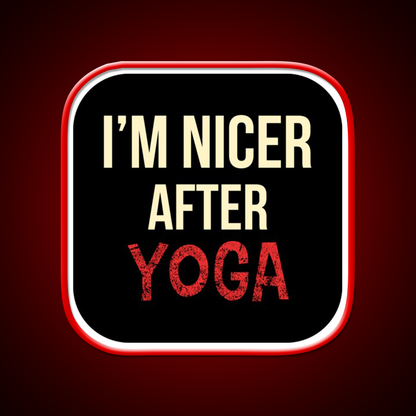 Im Nicer After Yoga Led Neon Sign For Wellness Space Rgb Color