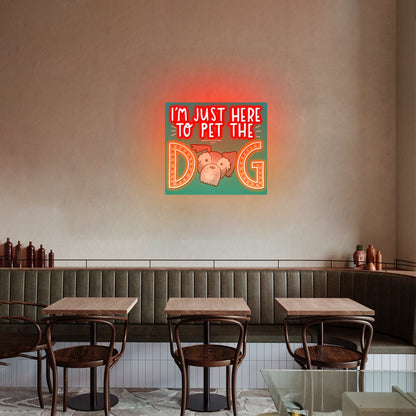 Im Not A Cat Artwork Bar Neon Signs - Shineneon