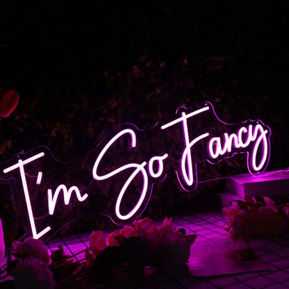 Im So Fancy Purple Led Neon Sign | Shineneon