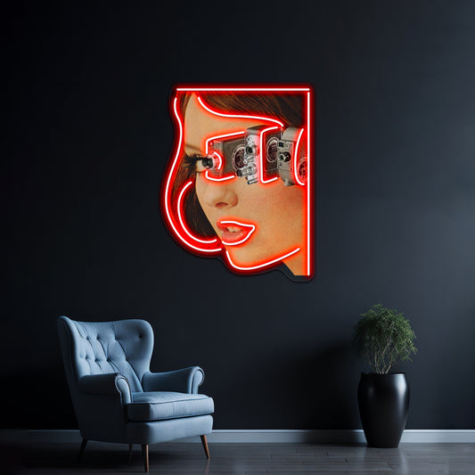 Im Watching You Artwork Led Custom Signs