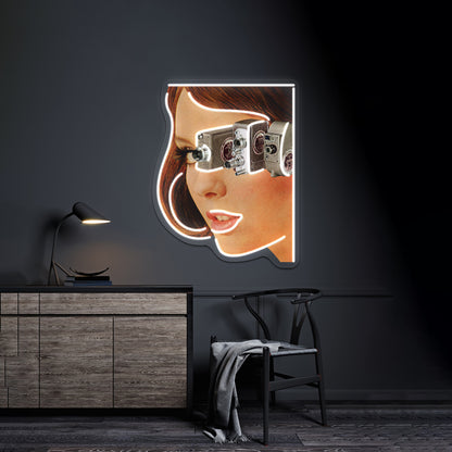 Instant Camera Yellow Artwork Home Decor