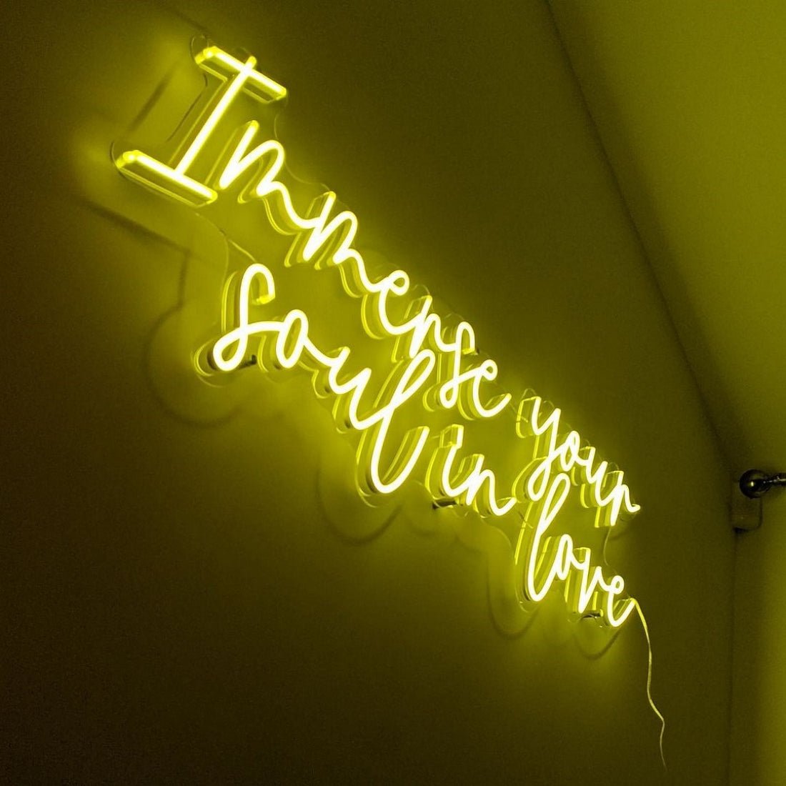 Immerse Your Soul In Love Led Sign Business Neon Sign - Shineneon