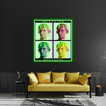 Imperator Augustus Pop Artwork Led Custom Signs - Shineneon