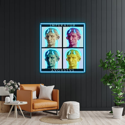 Imperator Augustus Pop Artwork Led Custom Signs