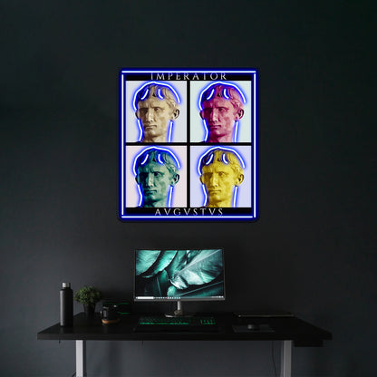 Imperator Augustus Pop Artwork Led Custom Signs