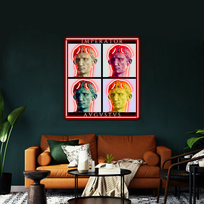 Imperator Augustus Pop Artwork Led Custom Signs