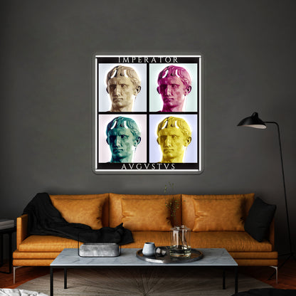 Imperator Augustus Pop Artwork Led Custom Signs