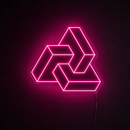 Impossible Triangle Neon Sign LED Neon Sign high-converting product image