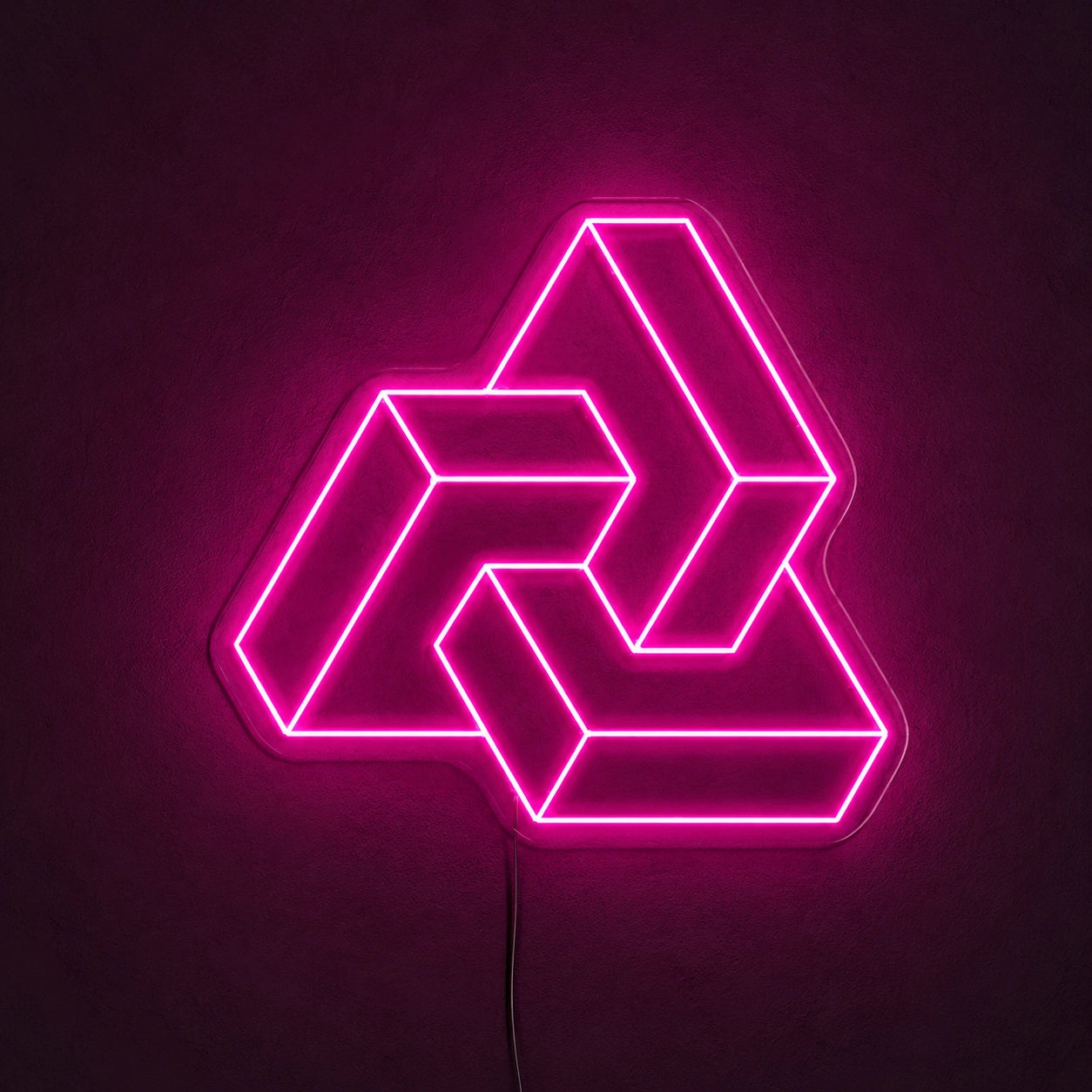 Impossible Triangle Neon Sign LED Neon Sign main product image
