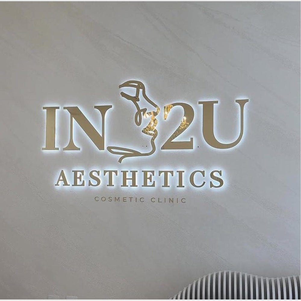 In 2U Aesthetics Cosmetic Clinic 3D Backlit Channel Letters Led Light Sign - Shineneon