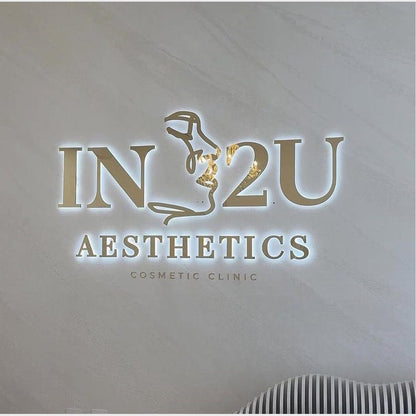In 2U Aesthetics Cosmetic Clinic 3D Backlit Channel Letters Led Light Sign - Shineneon