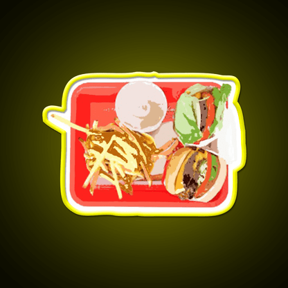 In And Out Burger Fast Food Led Neon Sign For Burger Place Rgb Color - Shineneon