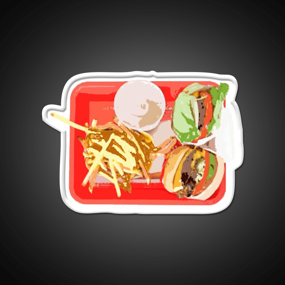 In And Out Burger Fast Food Led Neon Sign For Burger Place Rgb Color - Shineneon