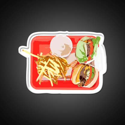 In And Out Burger Fast Food Led Neon Sign For Burger Place Rgb Color - Shineneon