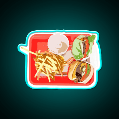 In And Out Burger Fast Food Led Neon Sign For Burger Place Rgb Color - Shineneon