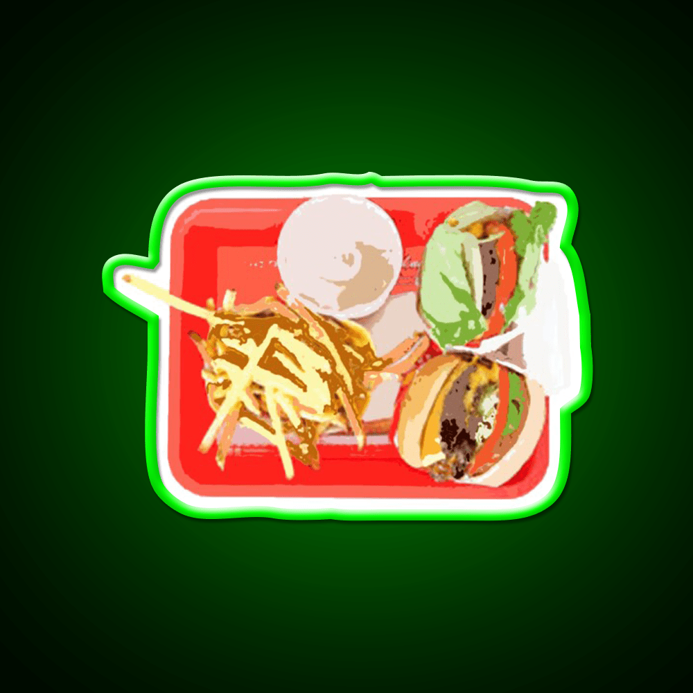In And Out Burger Fast Food Led Neon Sign For Burger Place Rgb Color - Shineneon