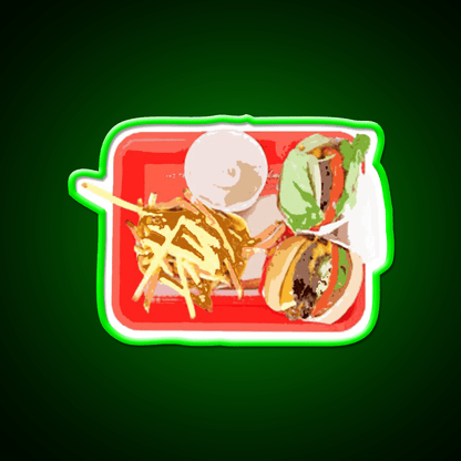 In And Out Burger Fast Food Led Neon Sign For Burger Place Rgb Color - Shineneon