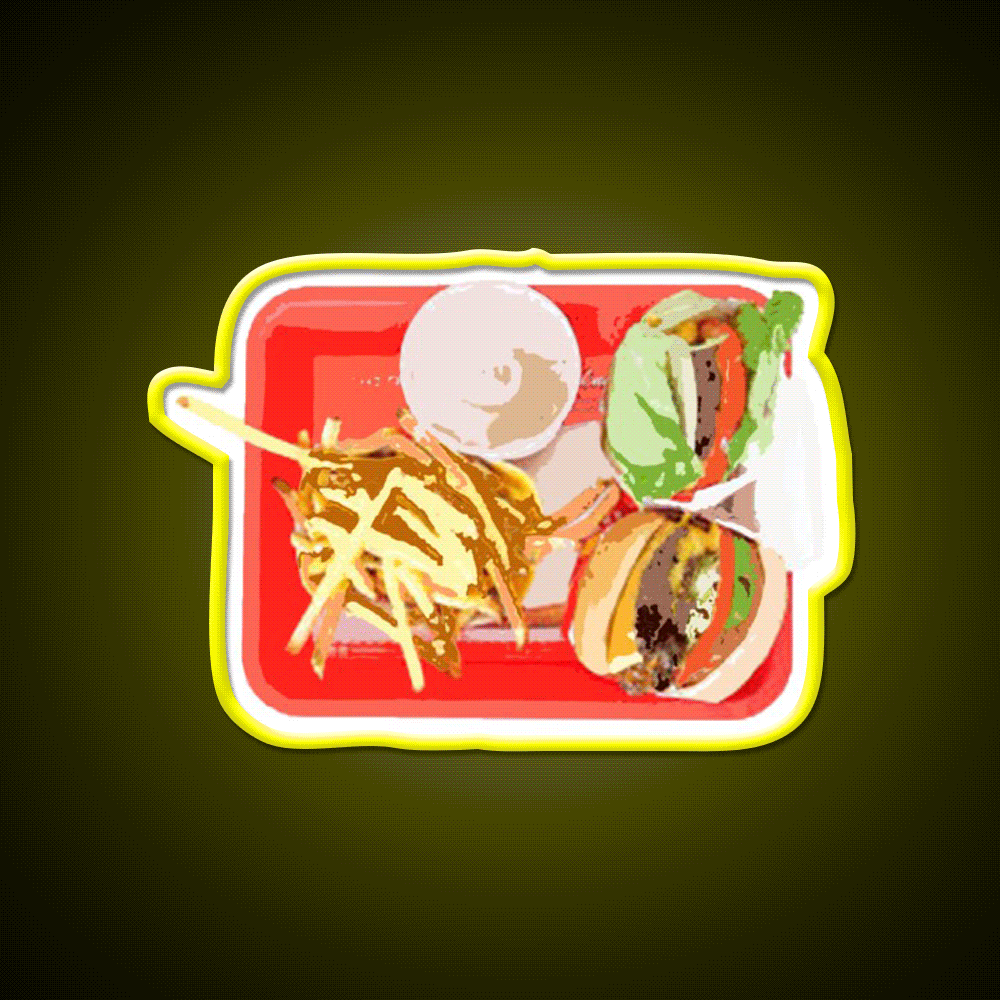 In And Out Burger Fast Food Led Neon Sign For Burger Place Rgb Color