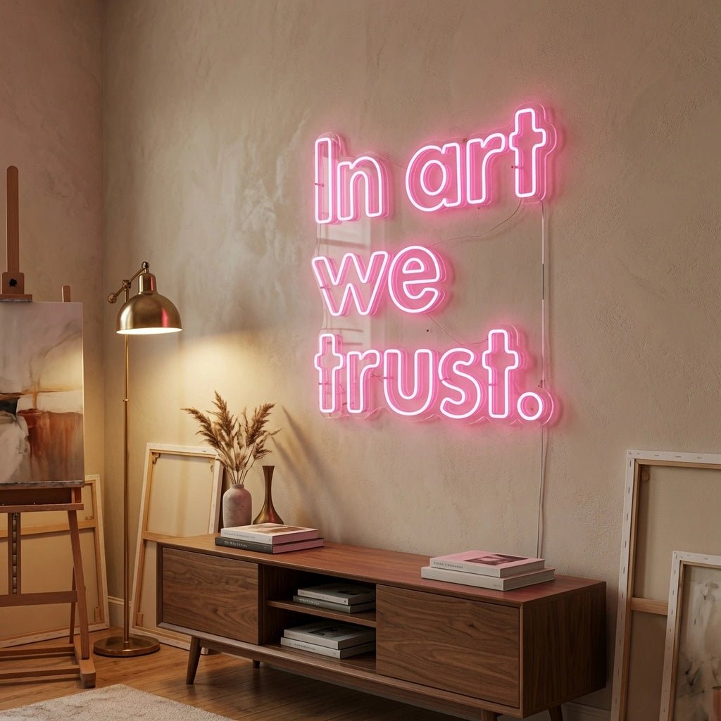 In Art We Trust LED Neon Sign - Shineneon
