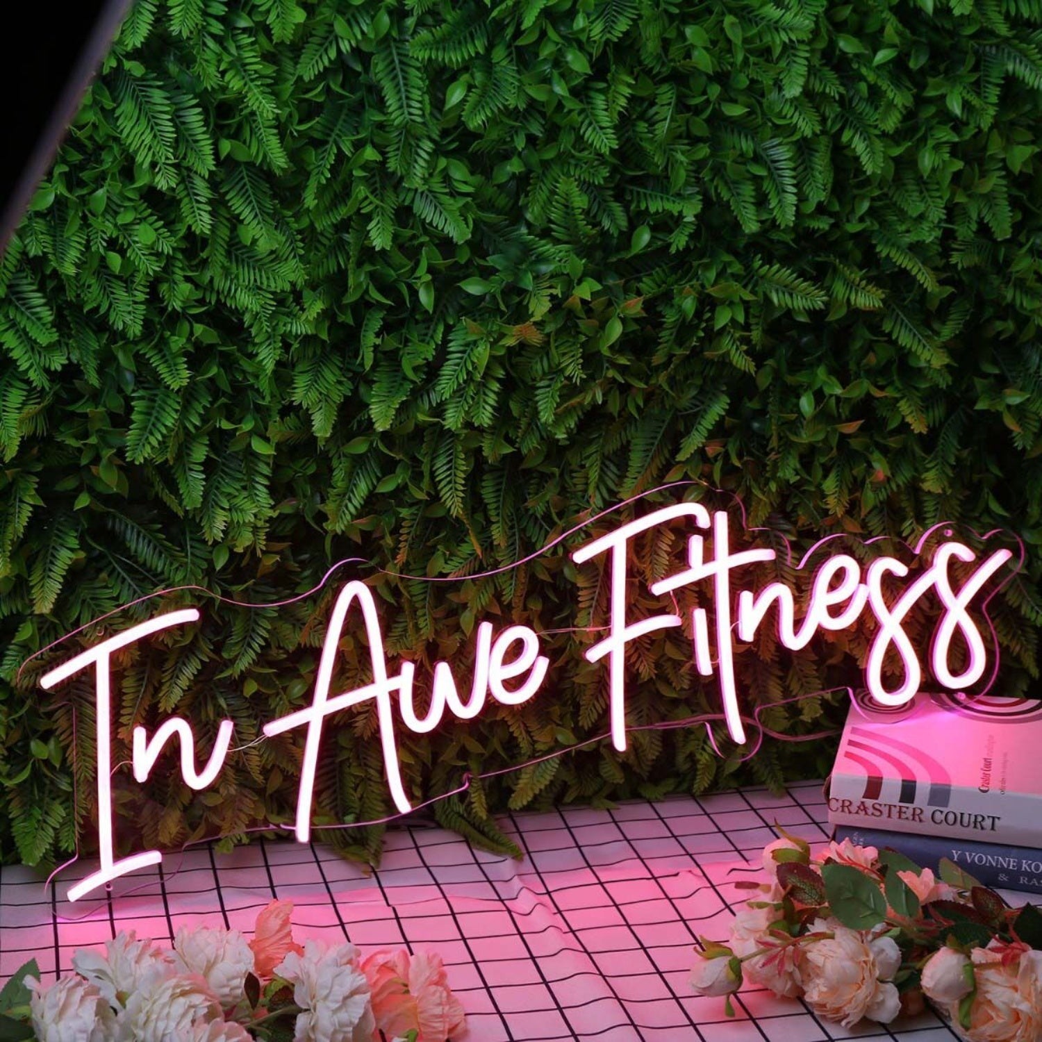 In Awe Fitness Red Led Neon Sign - Shineneon