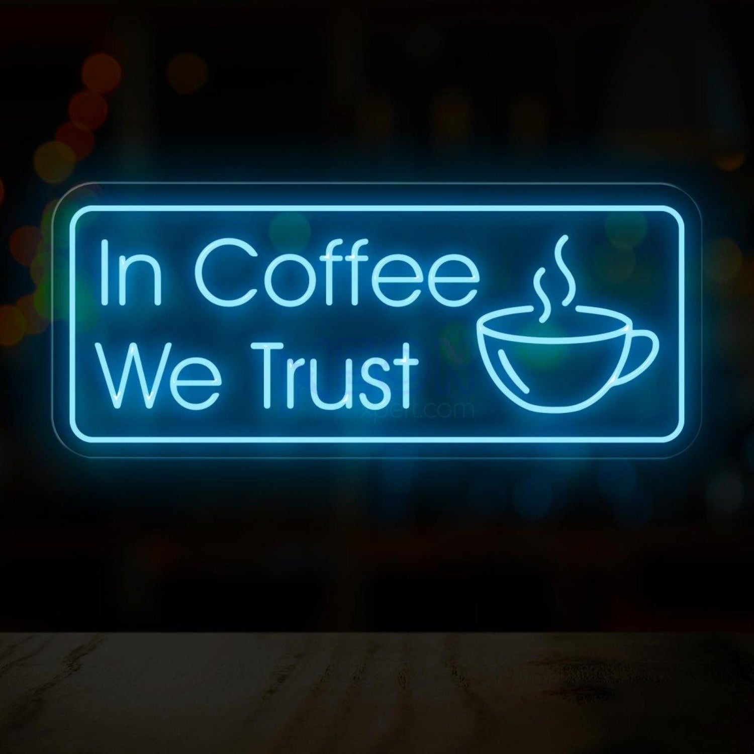 In Coffee We Trust Coffee Led Neon Light | Shineneon