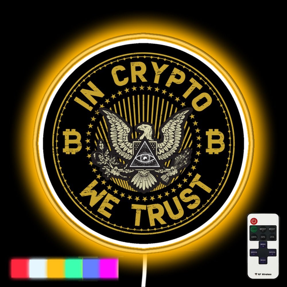 In Crypto We Trust Led Neon Sign - Shineneon