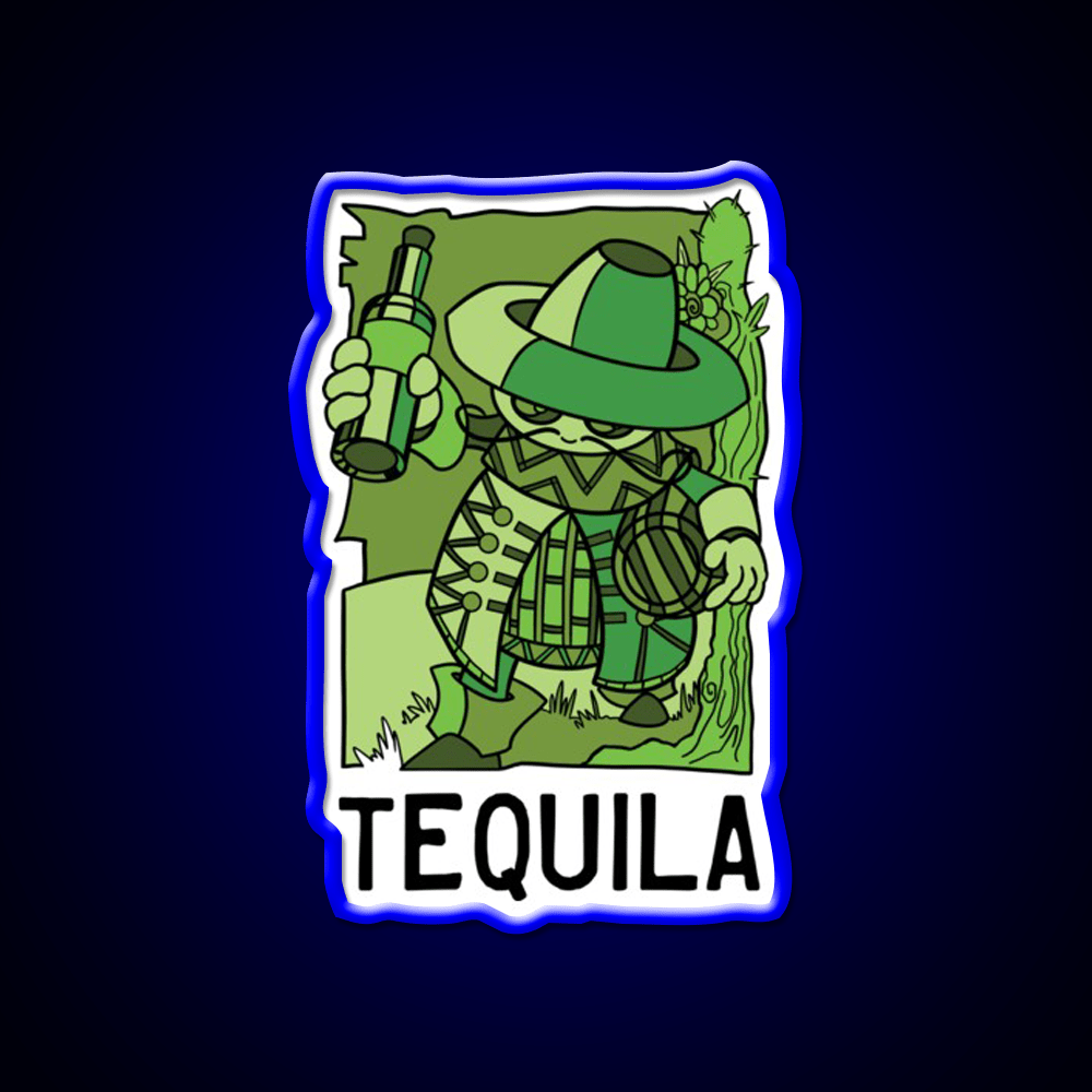 In Fact Tequila Mug Family Party Drink Tequila Led Neon Sign Rgb Color - Shineneon