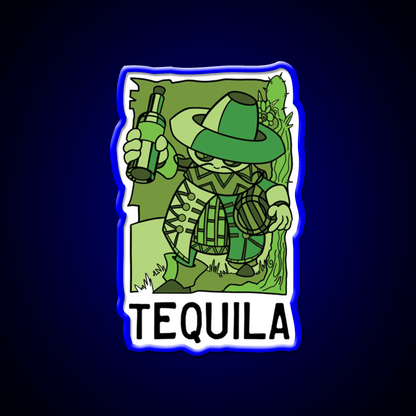 In Fact Tequila Mug Family Party Drink Tequila Led Neon Sign Rgb Color - Shineneon