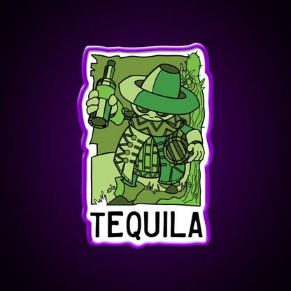 In Fact Tequila Mug Family Party Drink Tequila Led Neon Sign Rgb Color - Shineneon