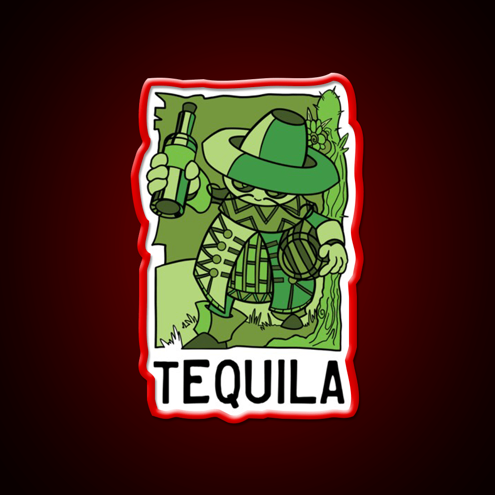 In Fact Tequila Mug Family Party Drink Tequila Led Neon Sign Rgb Color - Shineneon