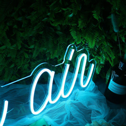 In The Air Blue Led Neon Sign - Shineneon