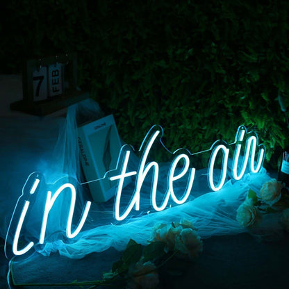 In The Air Blue Led Neon Sign - Shineneon