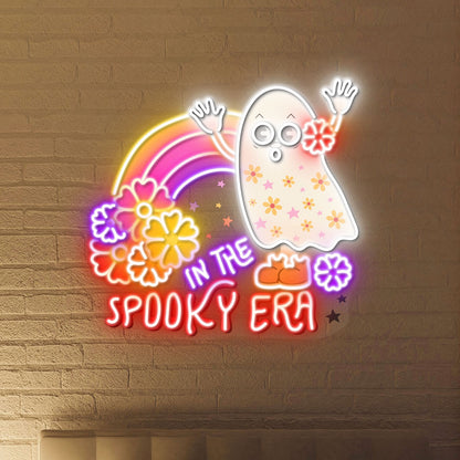 In The Spooky Area Halloween Acrylic Led Neon Sign | Shineneon