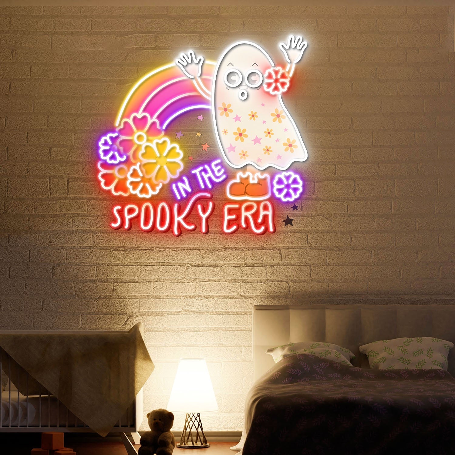 In The Spooky Area Halloween Acrylic Led Neon Sign | Shineneon